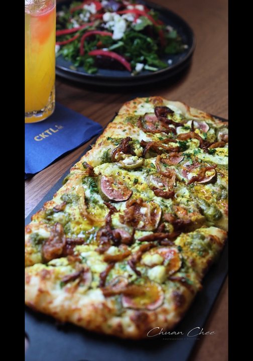 CKTL - Fig Flatbread ($22.00) - Cocktail Bars Near Me - Toronto, Ontario