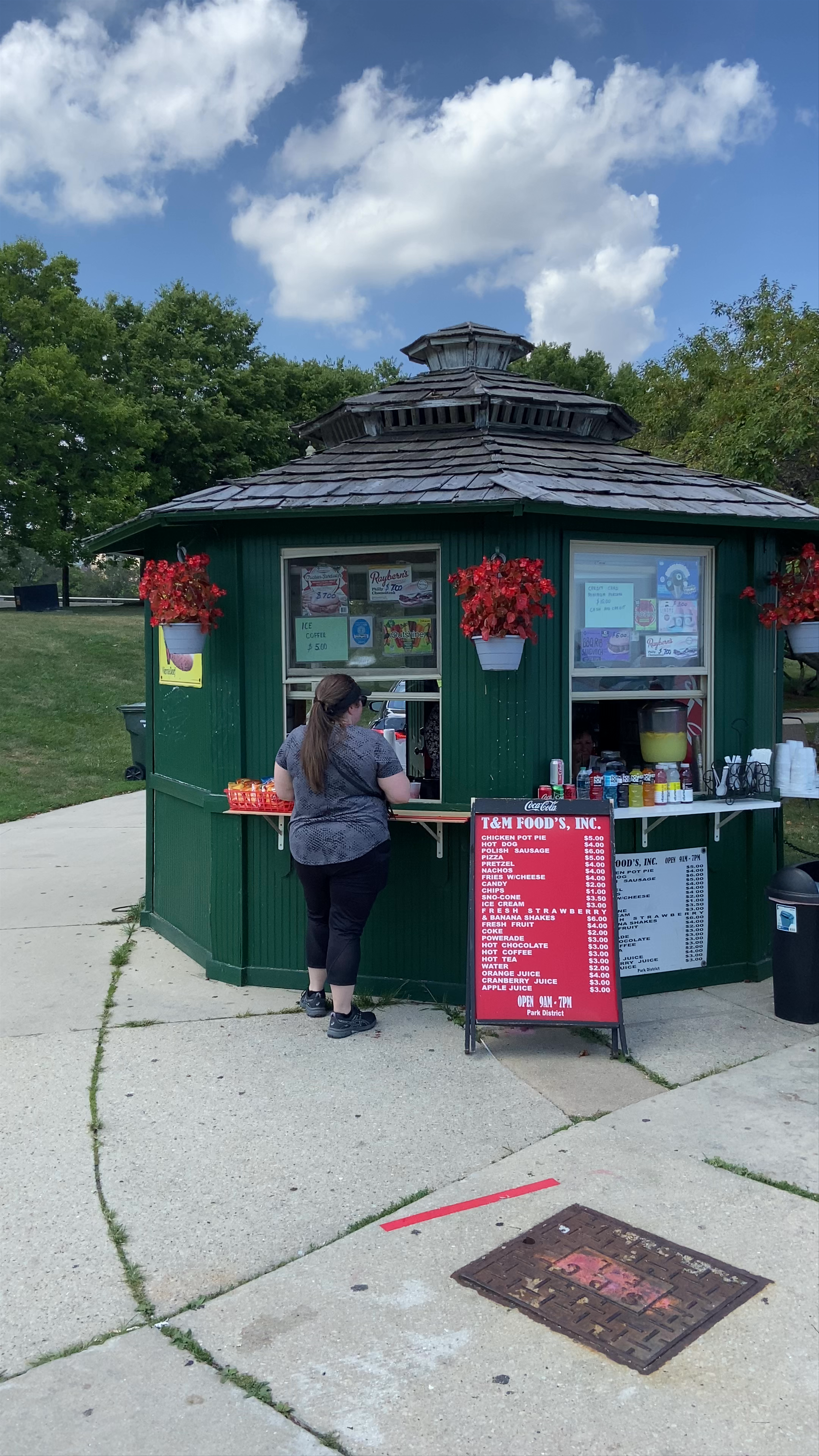 Charming Lakeside Snack Stand at Grant Park, Chicago