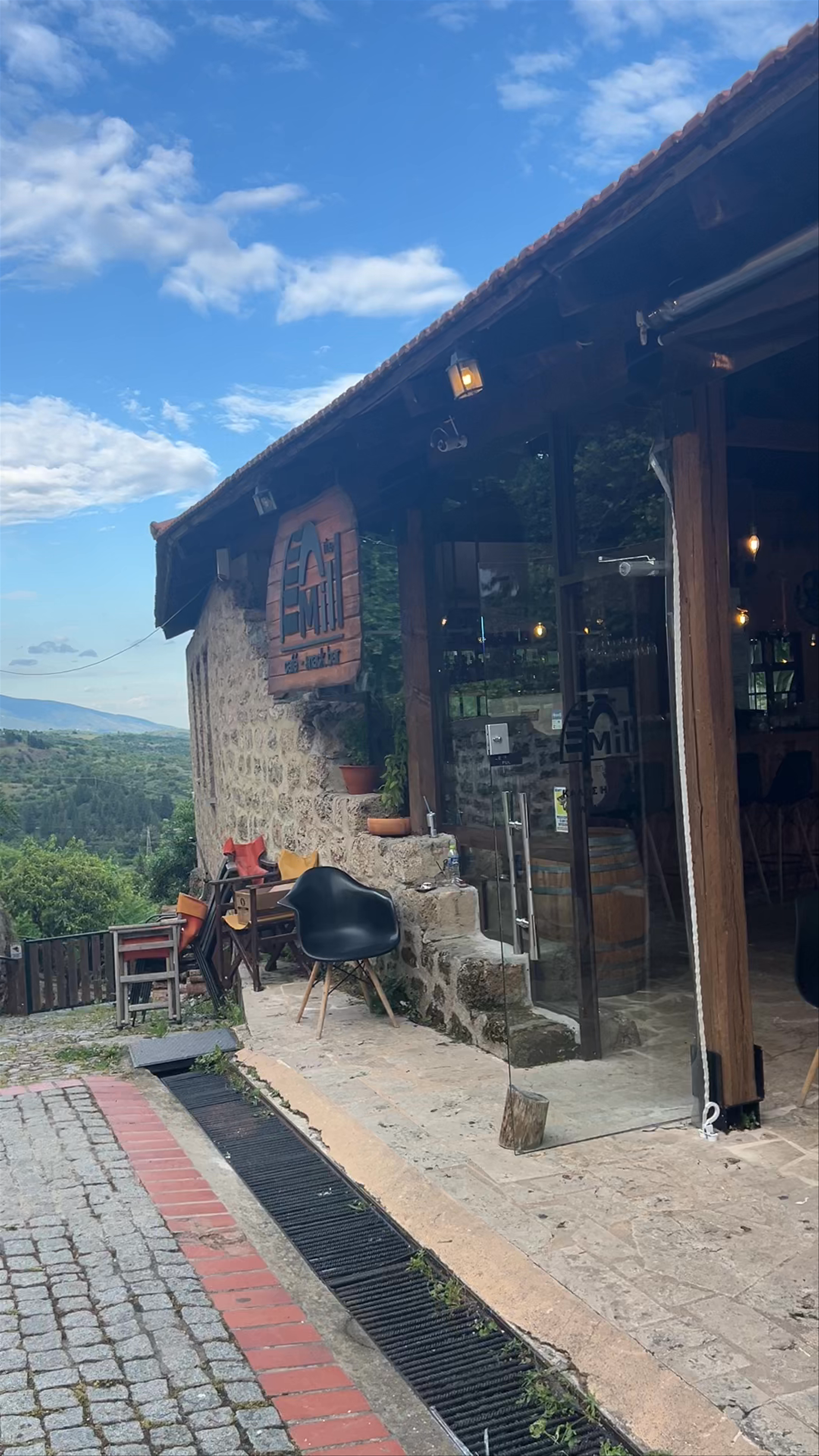 The Mill Café - Snack Bar: Rustic Charm and Scenic Views in Edessa, Greece