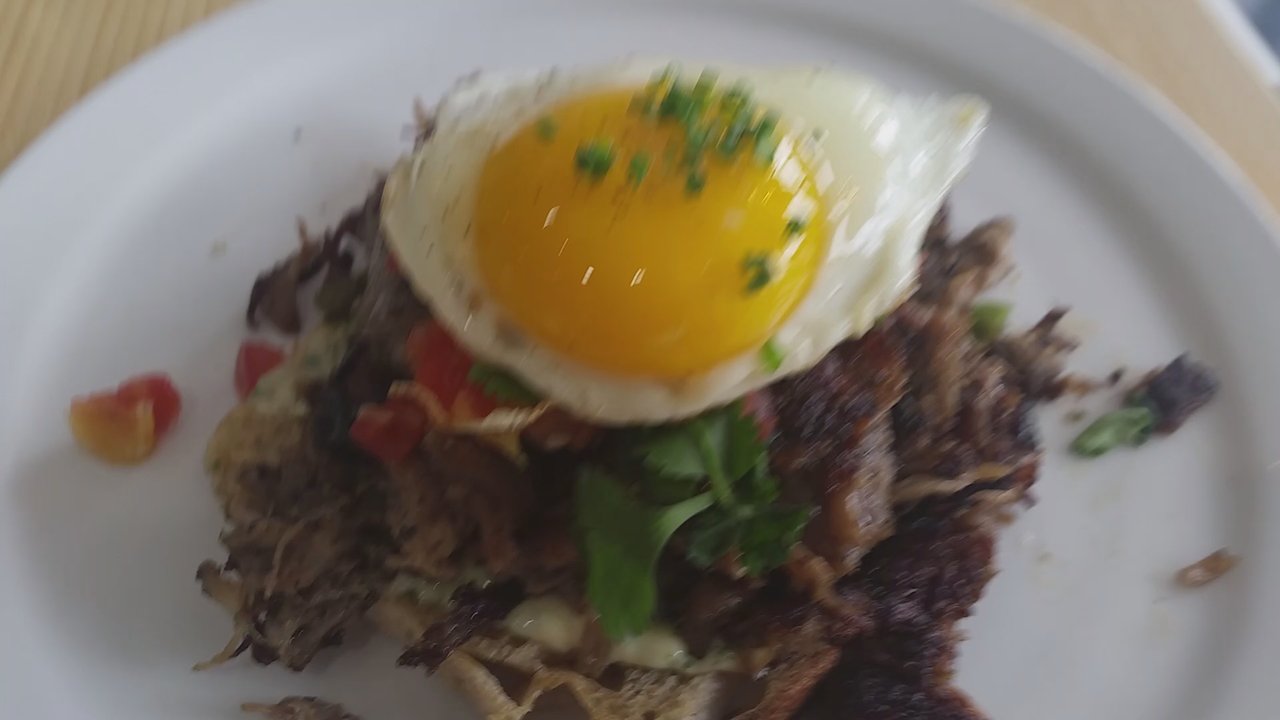 The Stockpot - Open face pork carnitas. - Cafes Near Me - Virginia Beach, Virginia