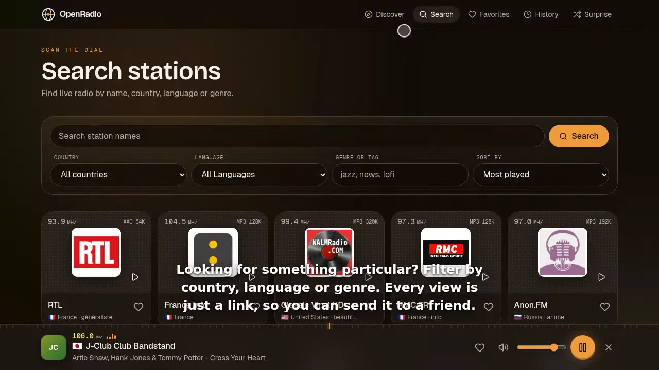 OpenRadio - Tune the world image 1