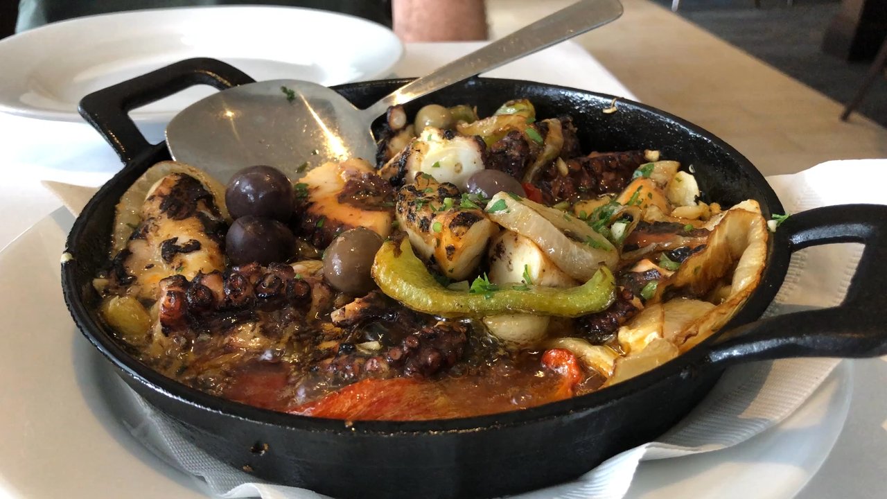 Sagres Restaurant - Octopus, appetizer portion. Not on menu all the time, so ask! - Portuguese Near Me - Fall River, Massachusetts