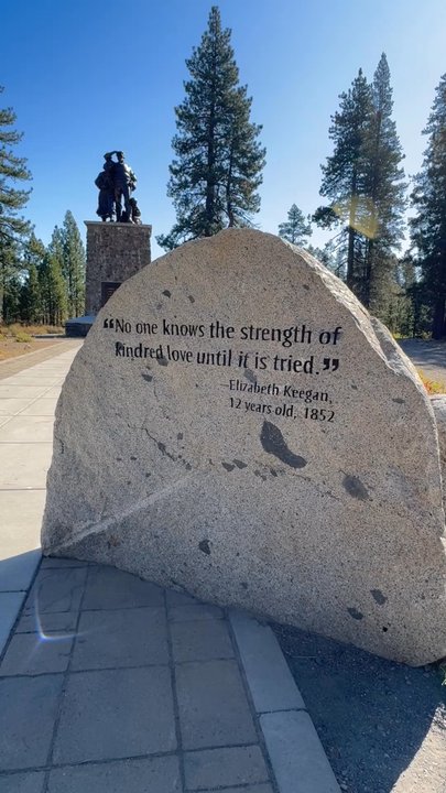 Donner Party Monument - 10.06.24 A monument to Pioneer Families - Landmarks & Historical Buildings Near Me - Truckee, California