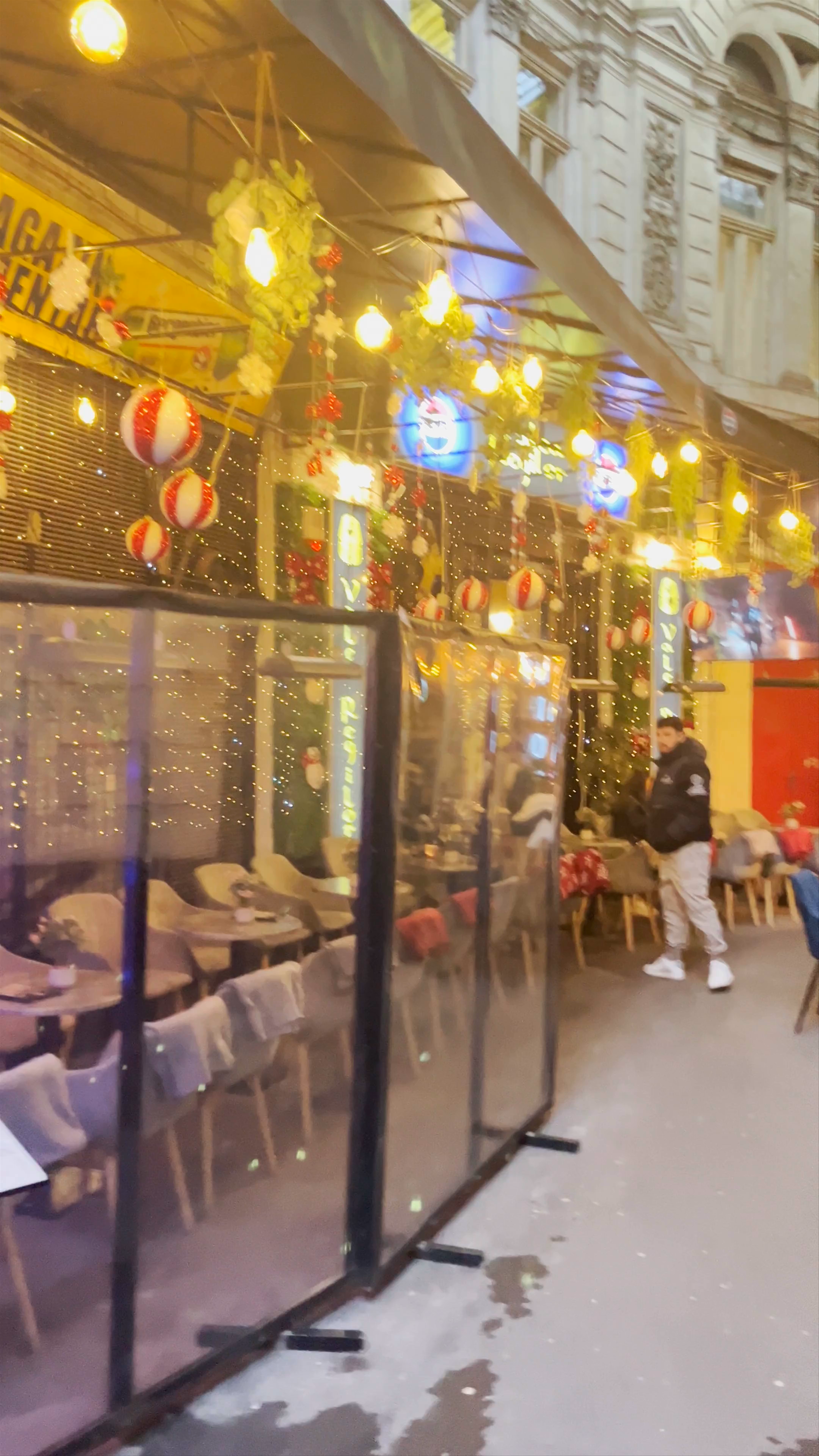 Macca - Vilacrosse Passage: Festive European Street Café Vibes in Bucharest