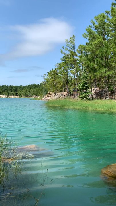 Blue Lagoon - Blue and clear water. So pretty - Lakes Near Me - Huntsville, Texas