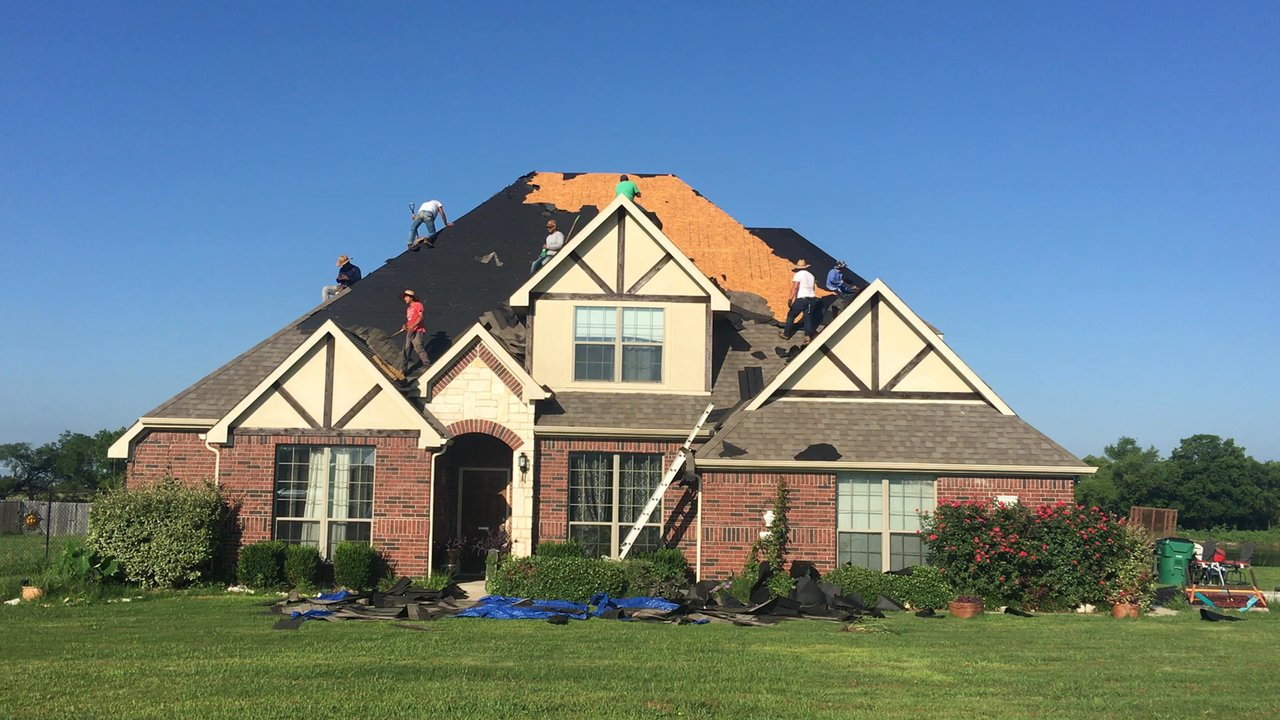 Gallery Built Roofing - Here is removal of a steep roof in Forney - Roofing Near Me - Dallas, Texas