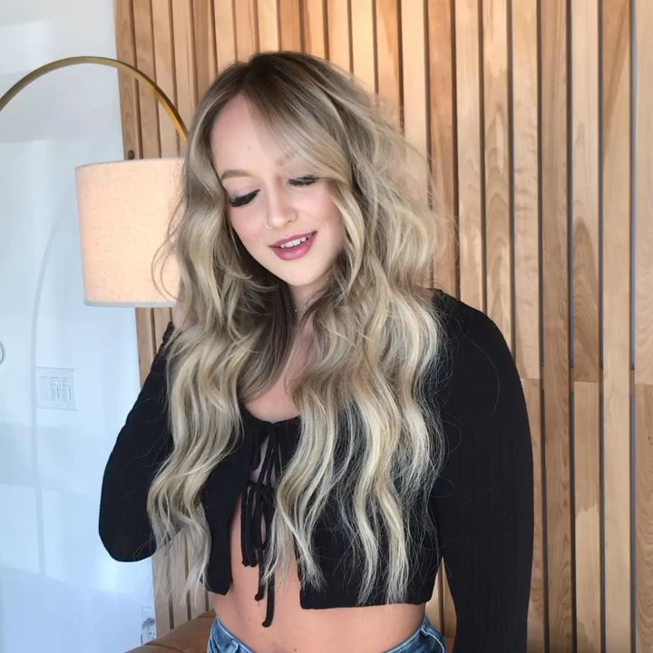 Love Heyden - 2 rows of natural beaded rows and color refresh - Hair Extensions Near Me - Gilbert, Arizona