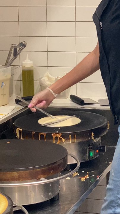 The Crepevine - Making the crepe - Creperies Near Me - Ormond Beach, Florida