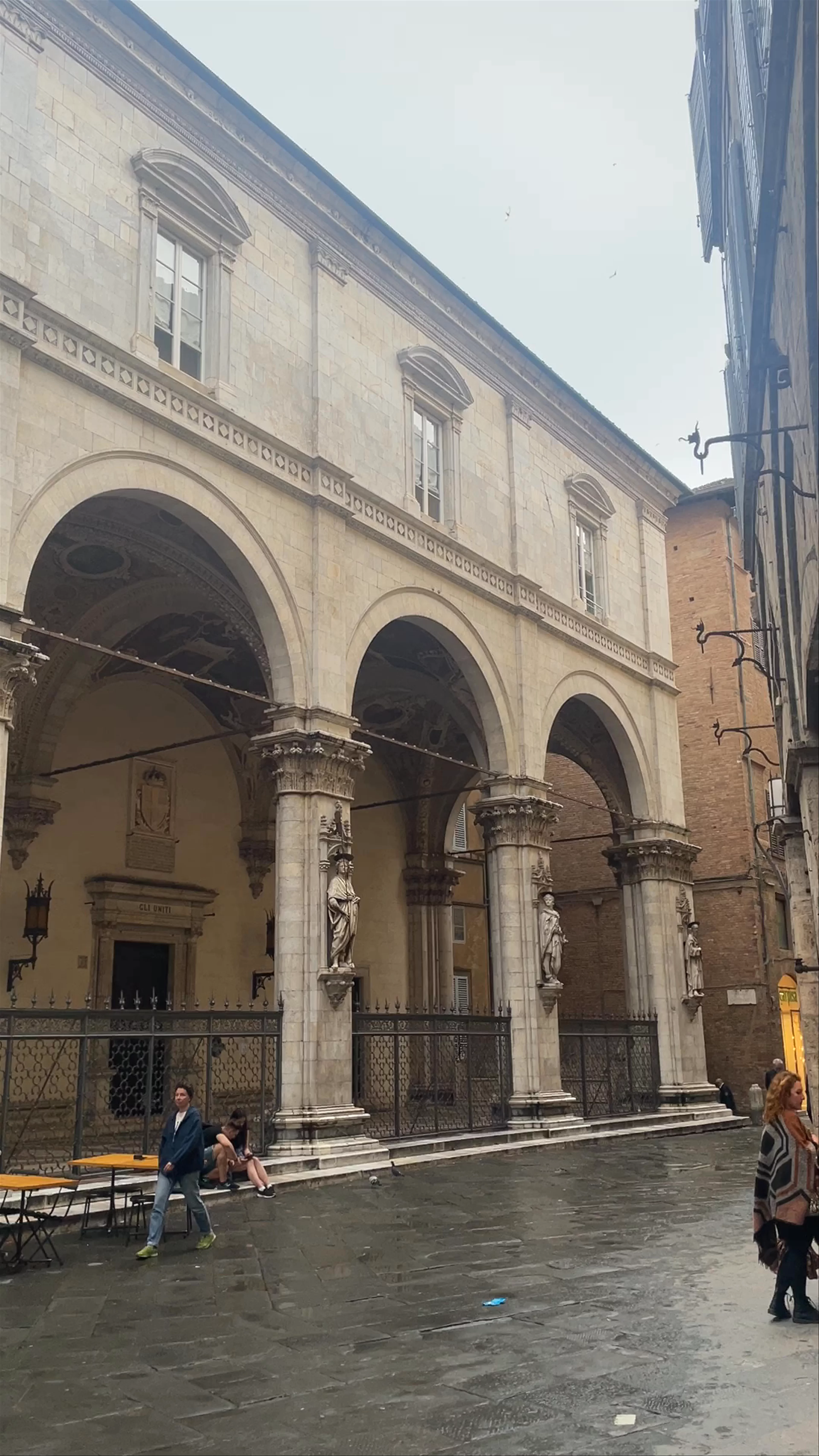 Loggia della mercanzia, Via di Città, Siena, Province of Siena, Italy