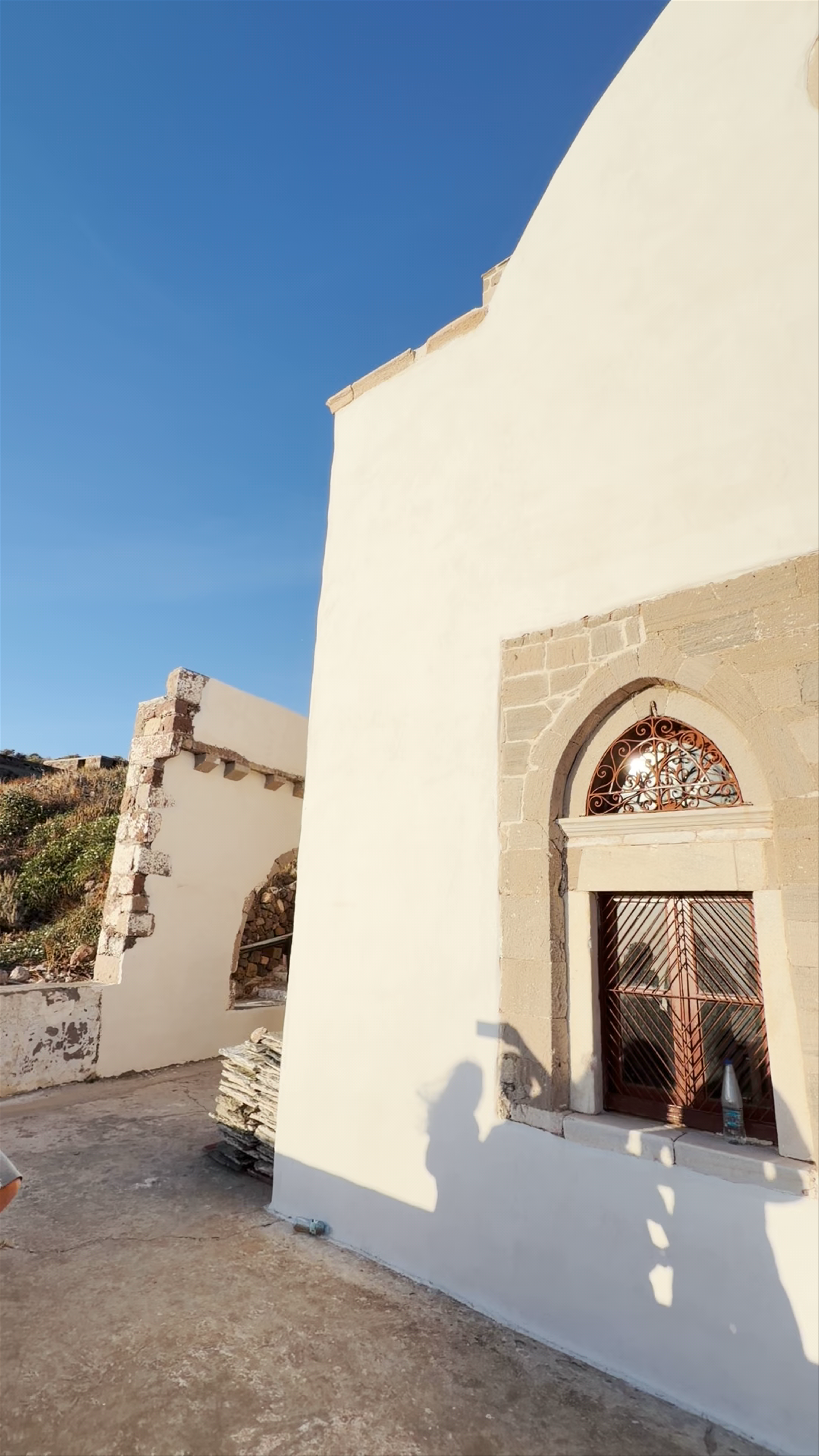 Sunset Serenity at Plaka Castle, Milos - A Greek Island Dream