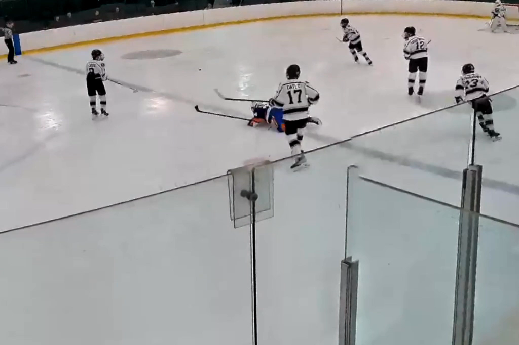 Emmanuel Kourounis: Impactful Open Ice Hit & Turnover Play