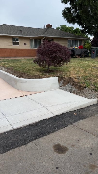 Ivan’s Concrete Construction - New approach curb and driveway - Masonry/Concrete Near Me