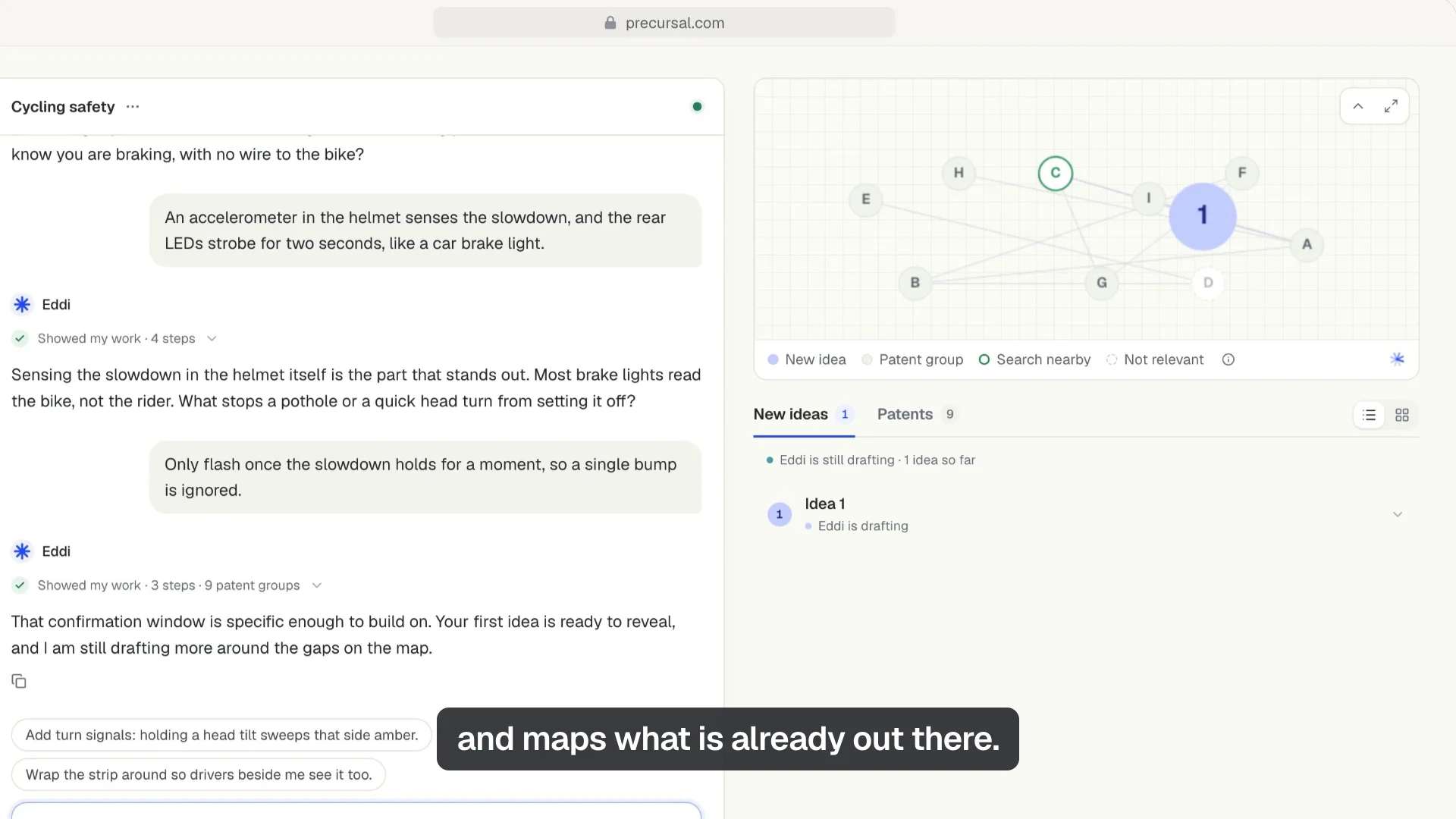 Precursal: AI Platform for Ideas and Patents image 1
