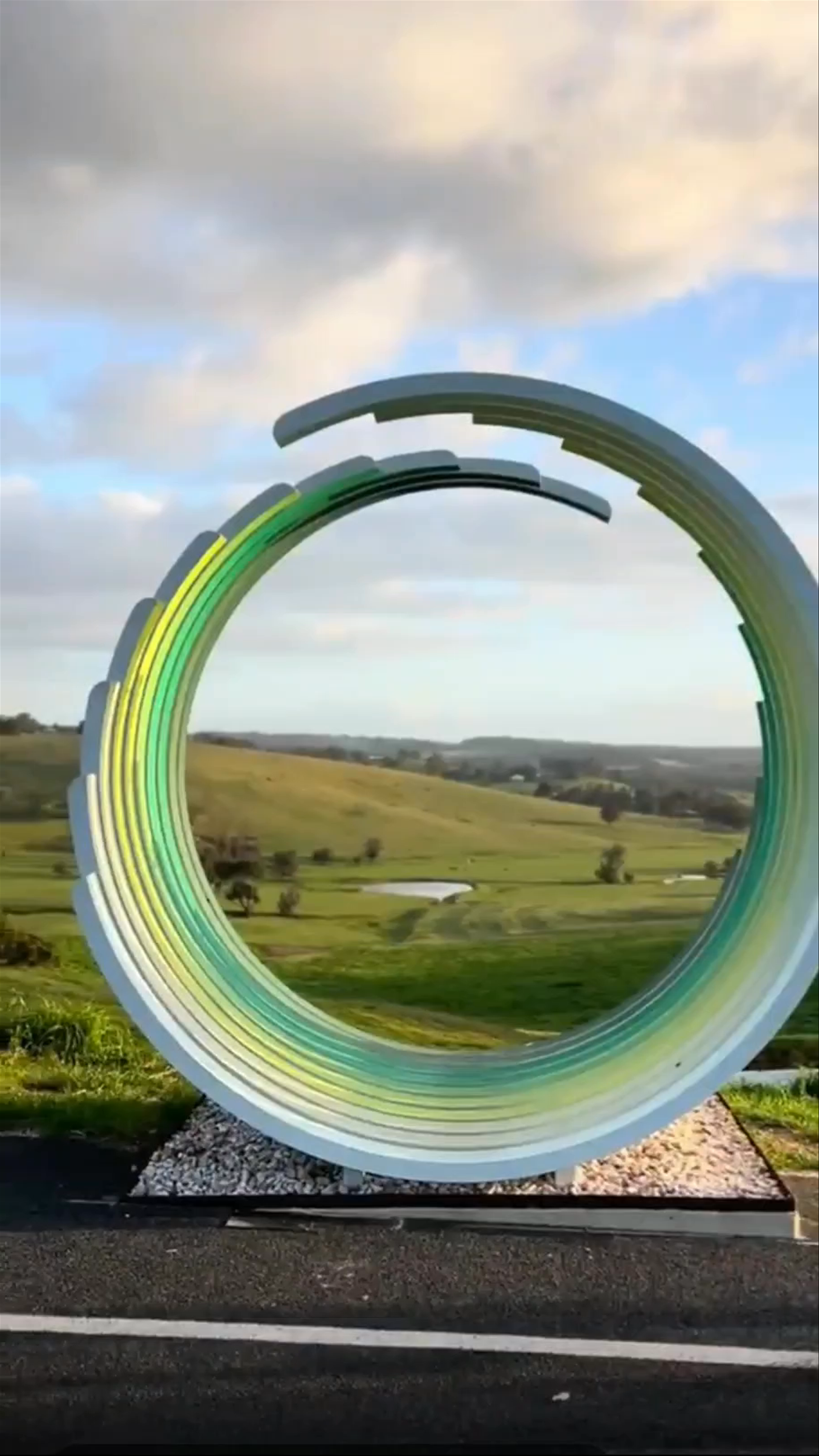 Convergence Sculpture: A Scenic Artistic View in Lakeland, Florida