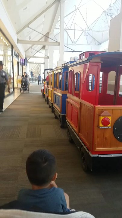 Galleria at Tyler - A little train ride for the little ones - Shopping Centers Near Me - Riverside, California