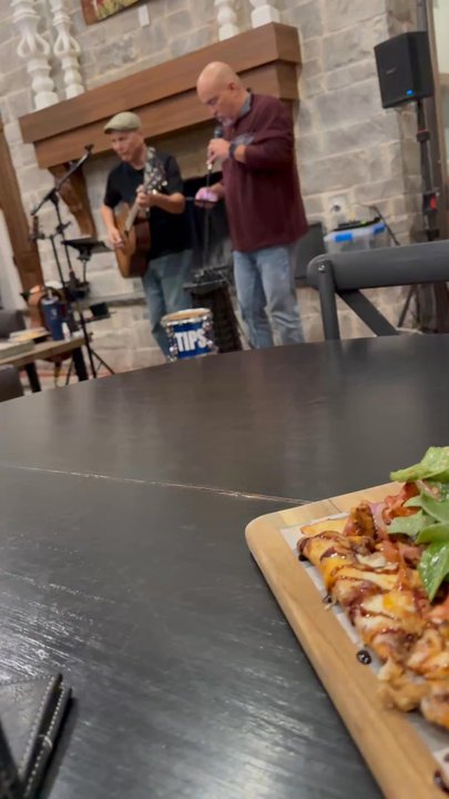 Rosini Vineyards - Live music- he was fantastic! Friday nights are the perfect night for Date Night - Wine Tasting Room Near Me - Rockwall, Texas