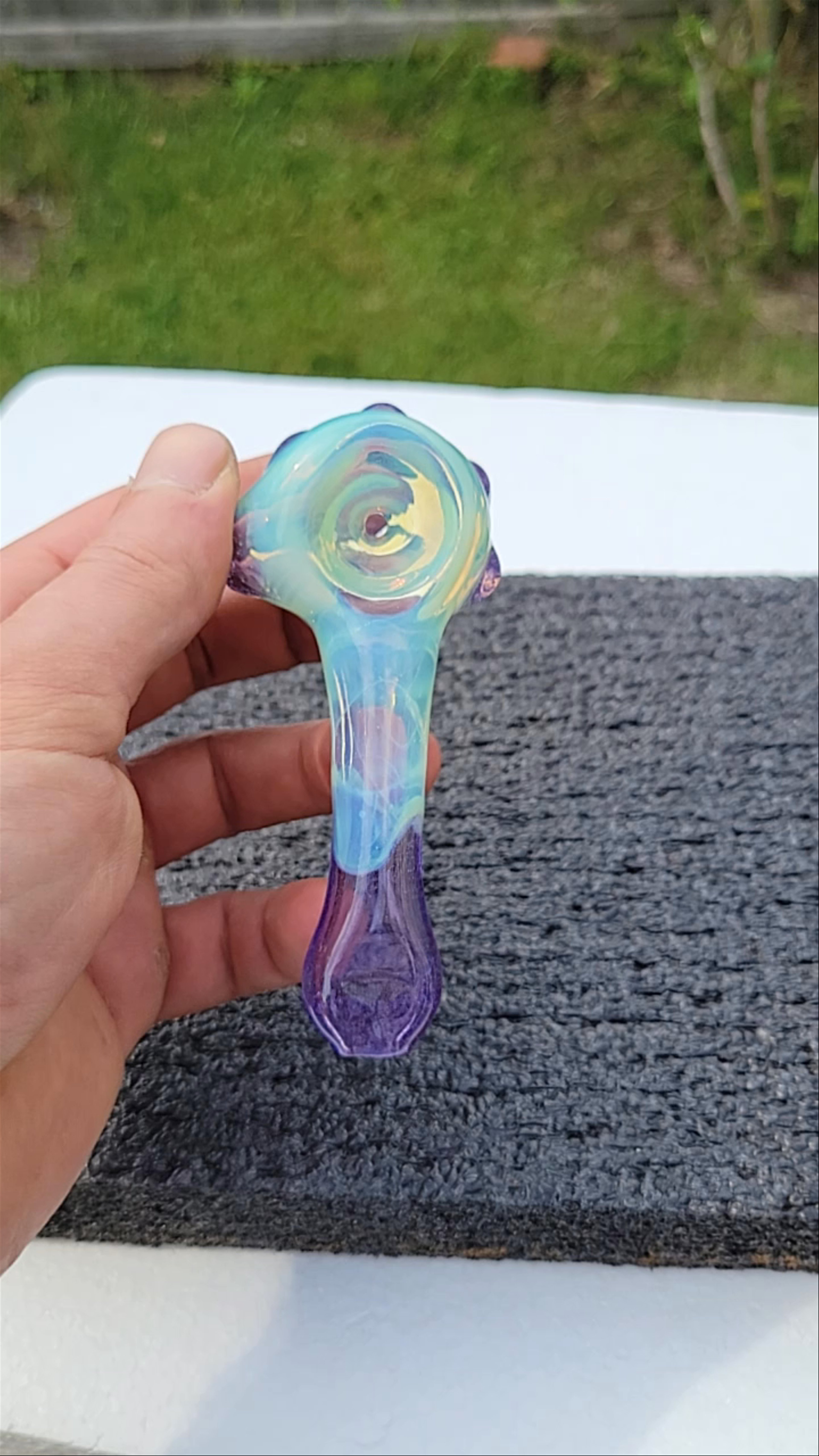 Preview pic of Titan and purple lollipop spoon