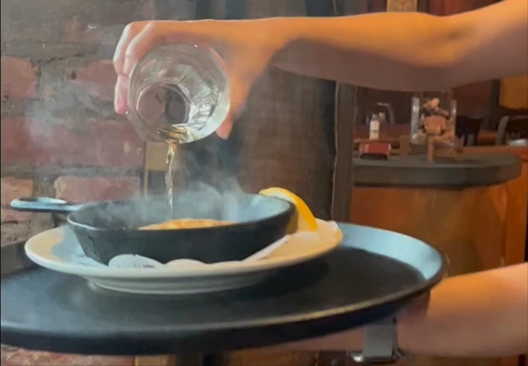 Marx Cafe - Cheese Saganaki - Bars Near Me - Washington, DC, District of Columbia