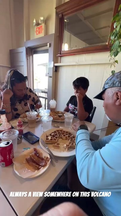 Menehune Coffee Company - Eating with the fam - Coffee & Tea Near Me - Captain Cook, Hawaii