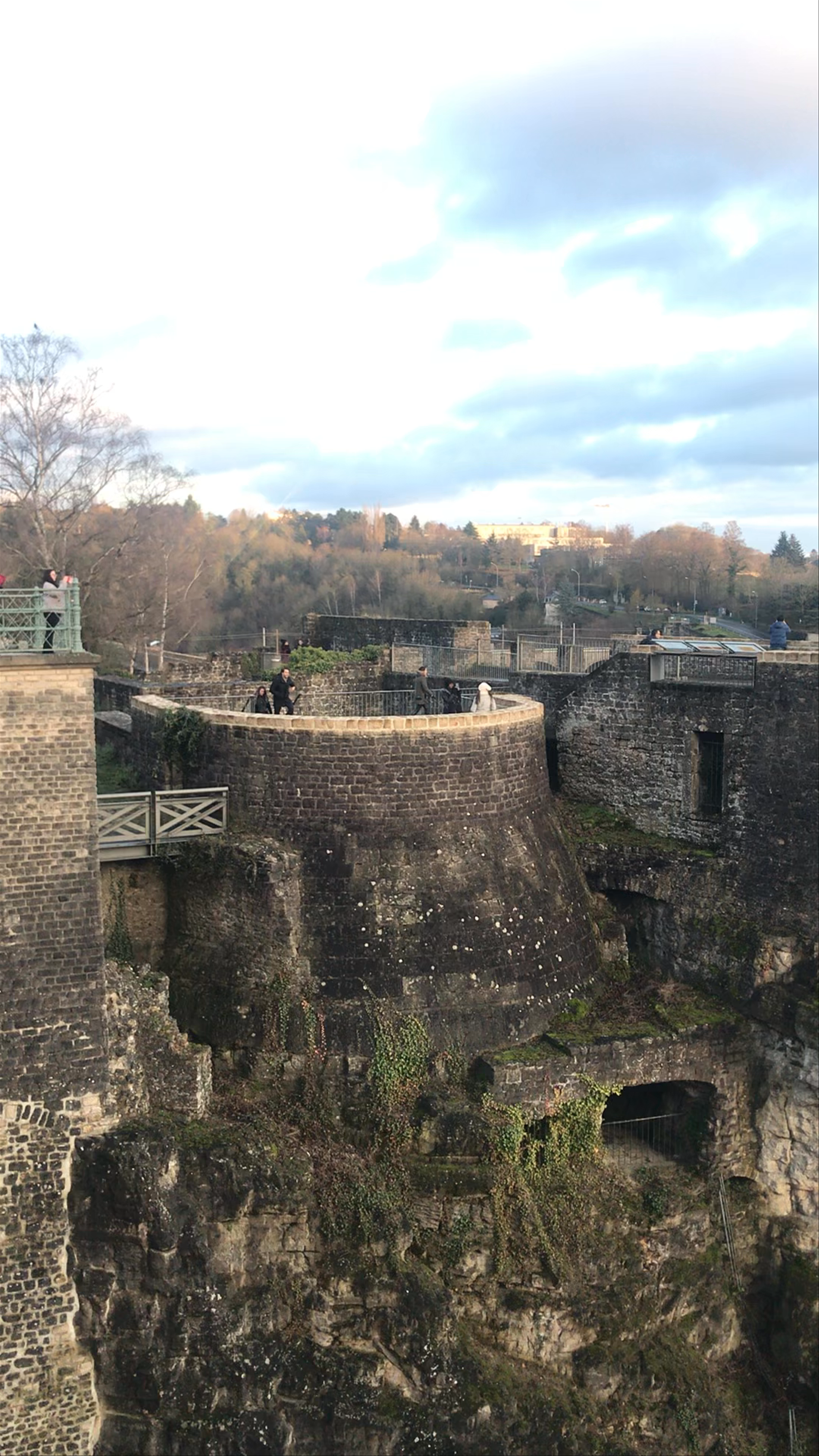 Luxembourg Central Train Station and Historic Fortifications