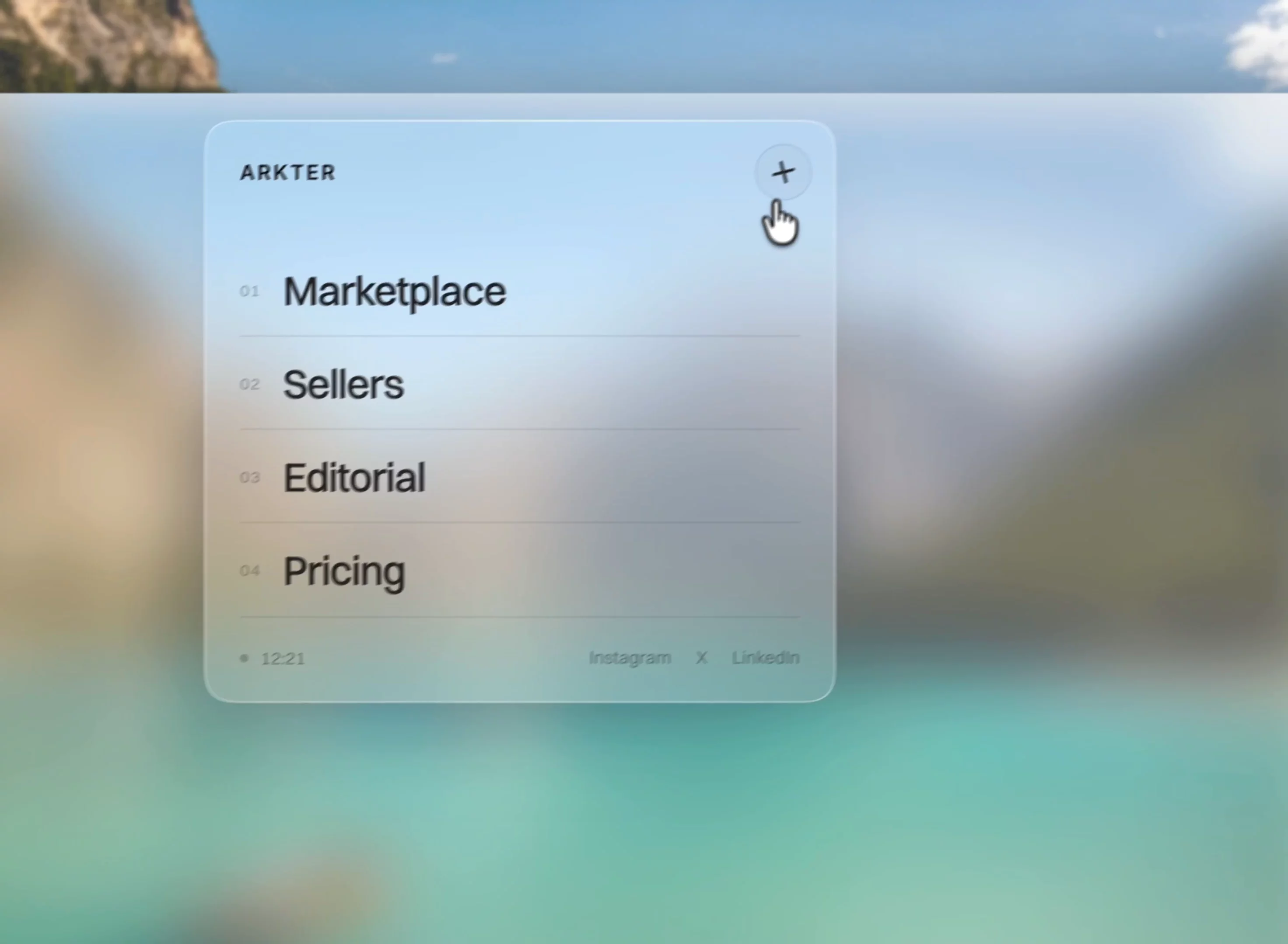 Here’s Blur Navigation in action 🥳The page softens when the menu opens, then the focus moves naturally from one link to the next.Click here to support it and get it for free 🫶