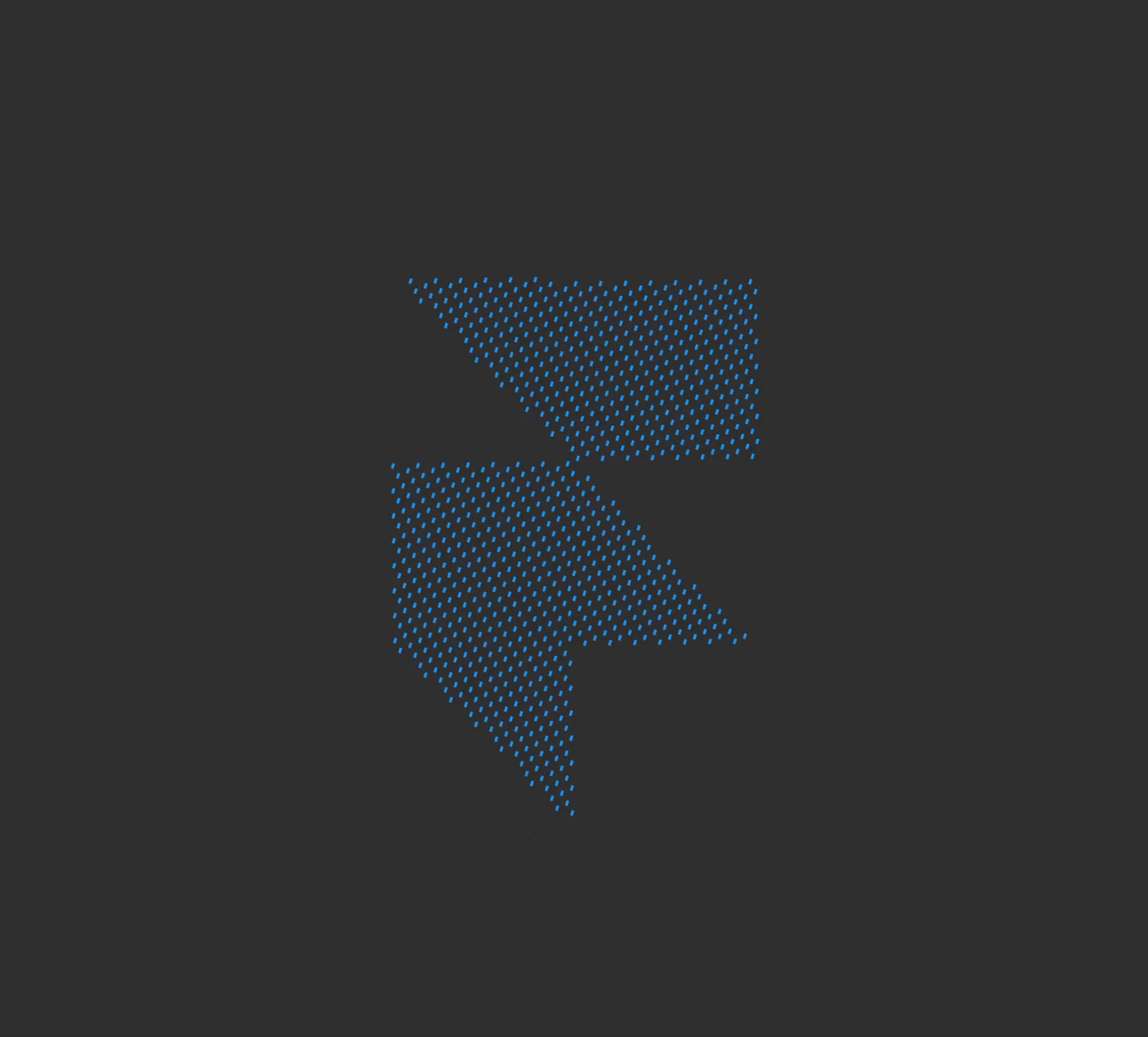 day 7/100 of design engineering things in @Framertoday, I've made a component that takes an SVG, turns it into many little dashes, and you can scatter/assemble it on hover, click, appear, or scroll.should I release it on the marketplace? 👀