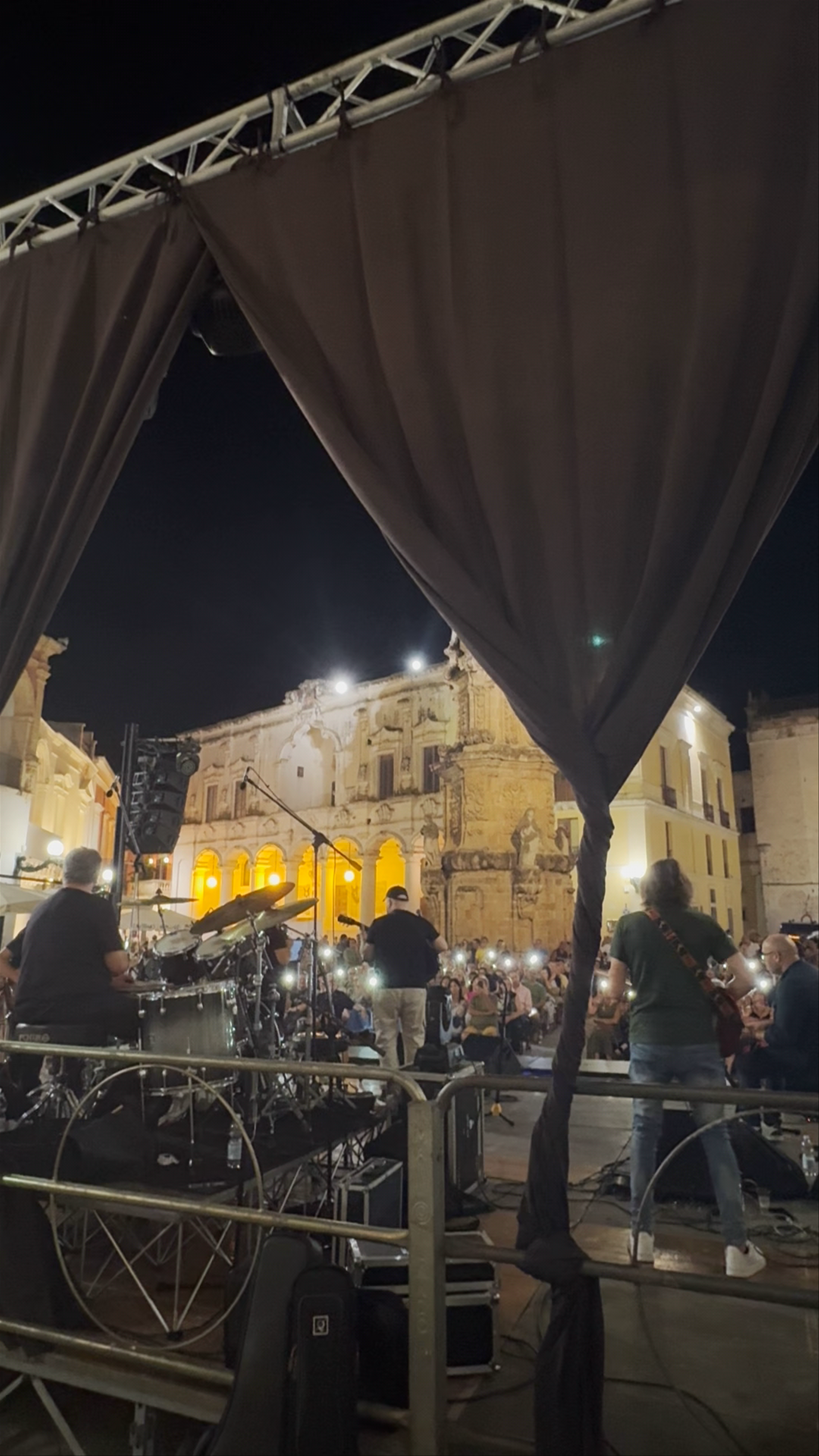 Nighttime Live Music in Historic Nardò Piazza