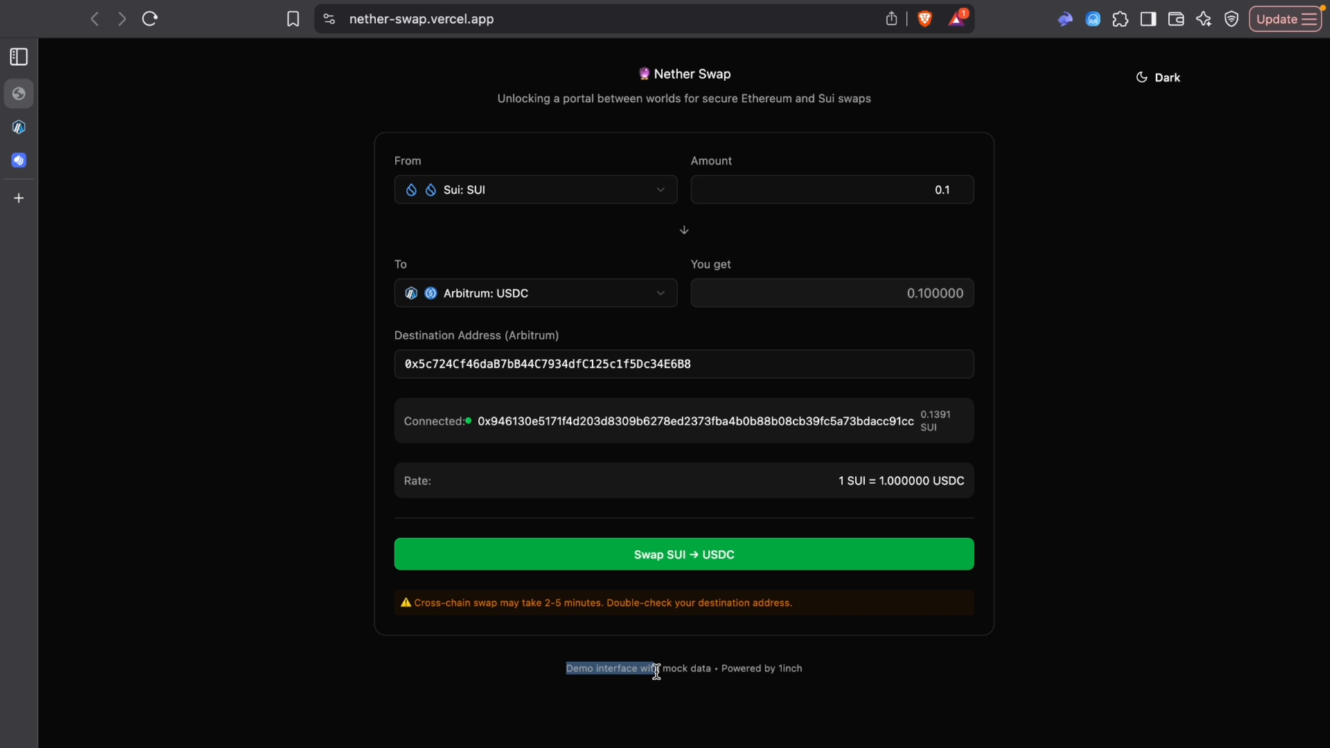 Nether Swap video demo