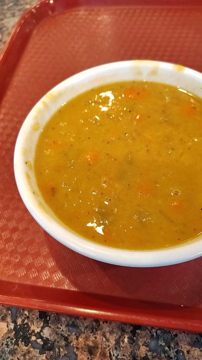 Pita Inn - Lentil soup with 2 falafel sides - Mediterranean Near Me - Wheeling, Illinois