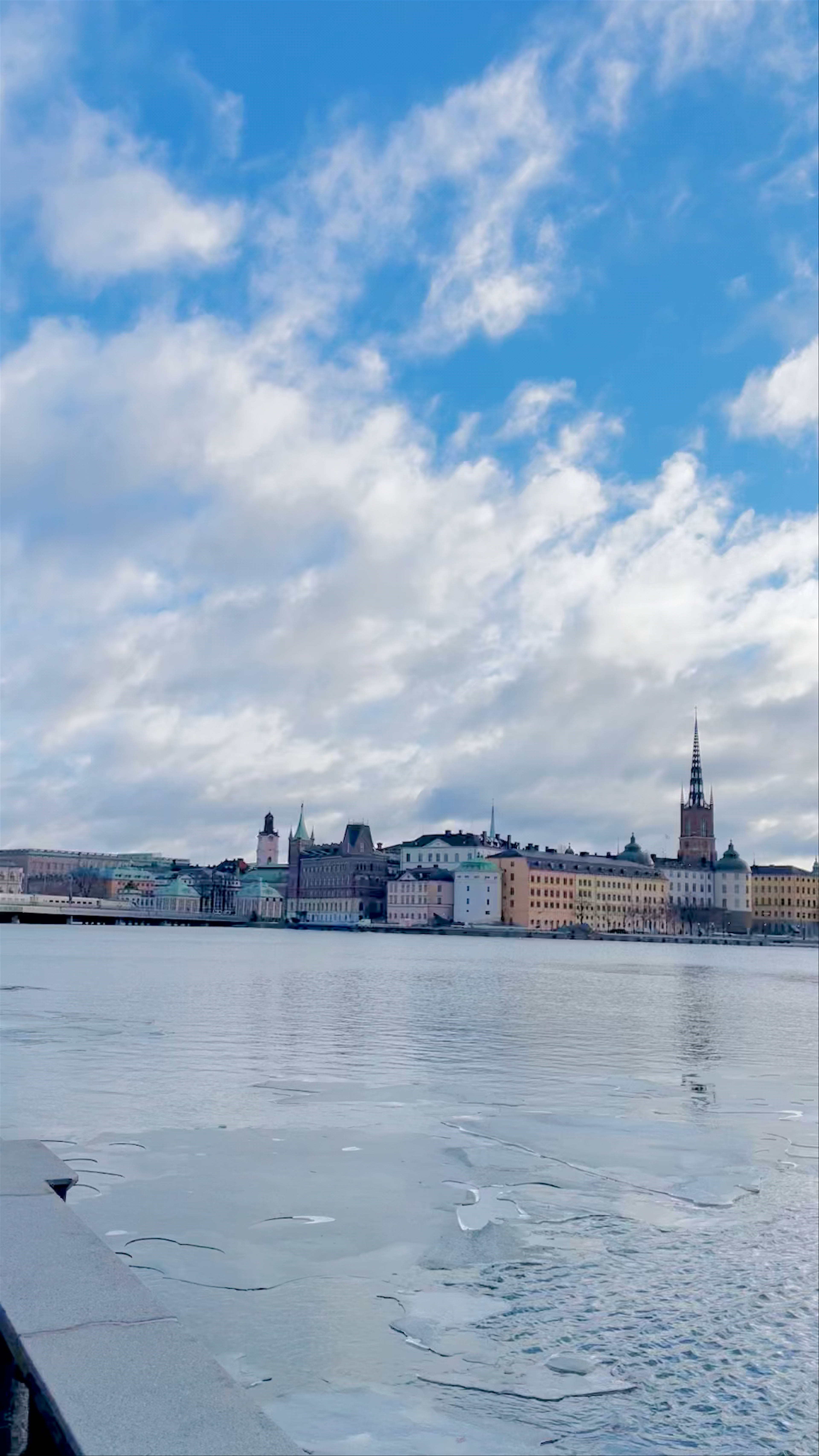 Winter Serenity at Mirador del Ayuntamiento, Stockholm