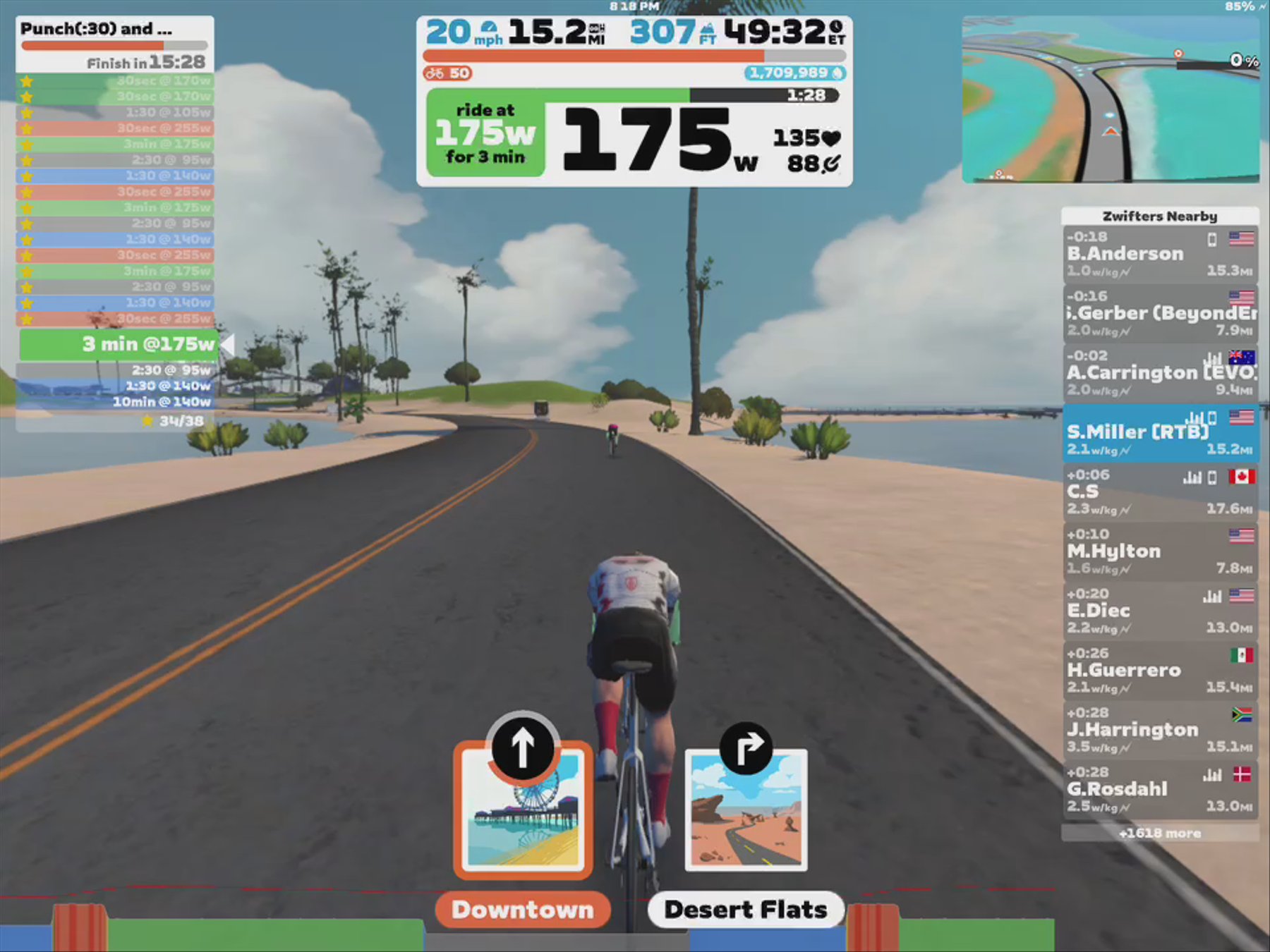 Zwift - Punch(:30) and Settle a3a in Watopia