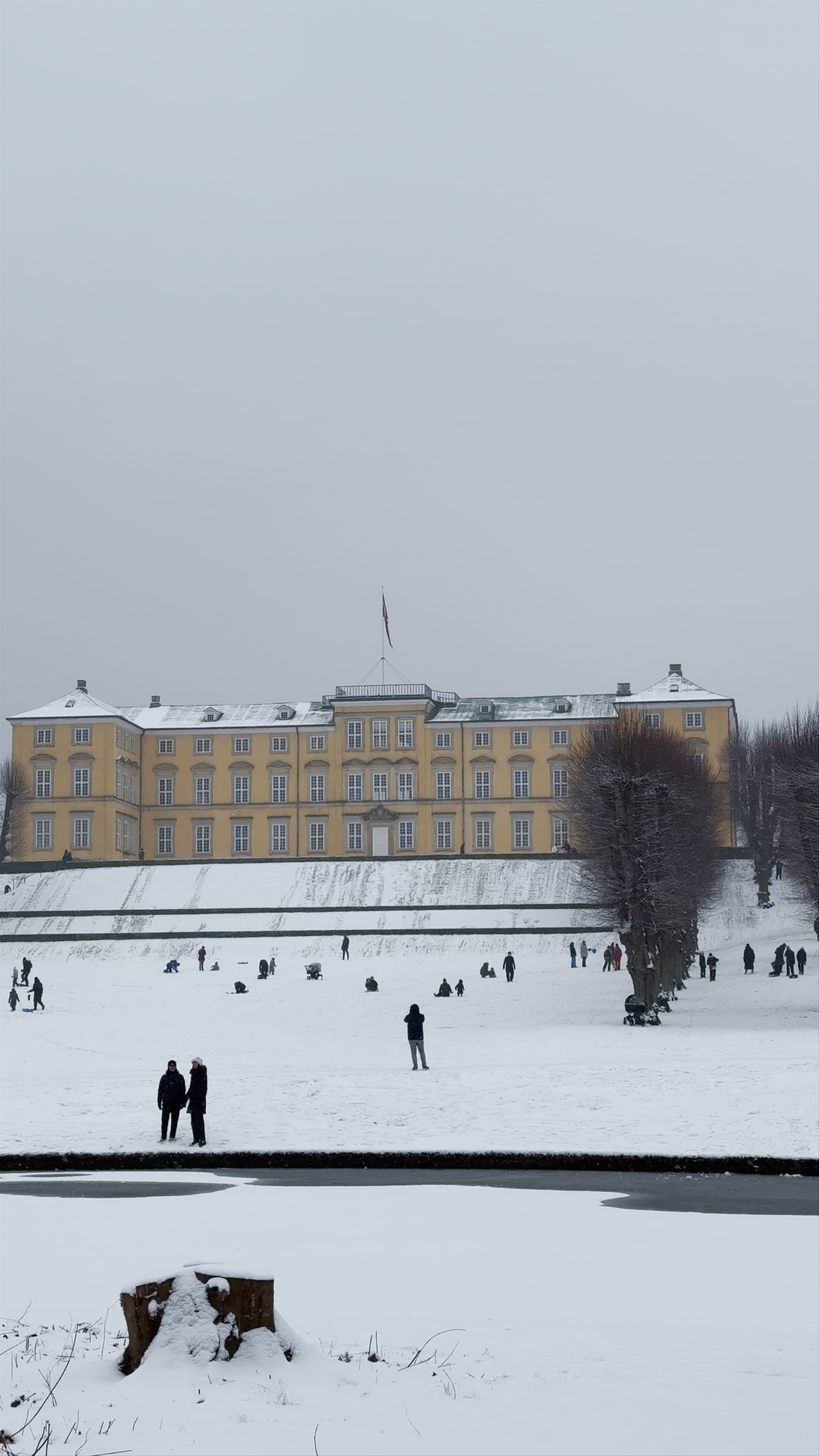 Winter Wonderland at Frederiksberg Gardens, Denmark