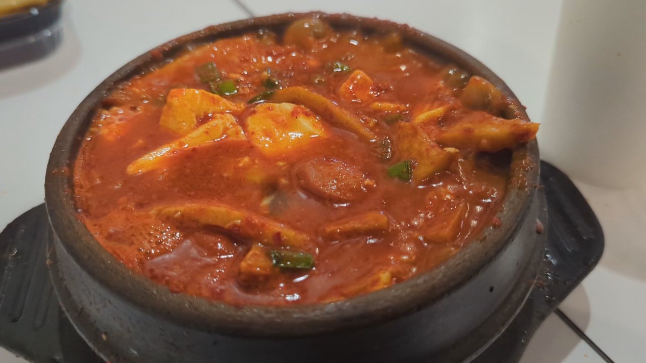 Enjoy Seoul - Ham soft tofu soup - Korean Near Me - San Jose, California