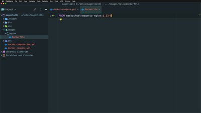 Configure multi-store instances in Docker with Nginx