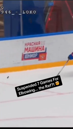 Elbowing The Referee?!