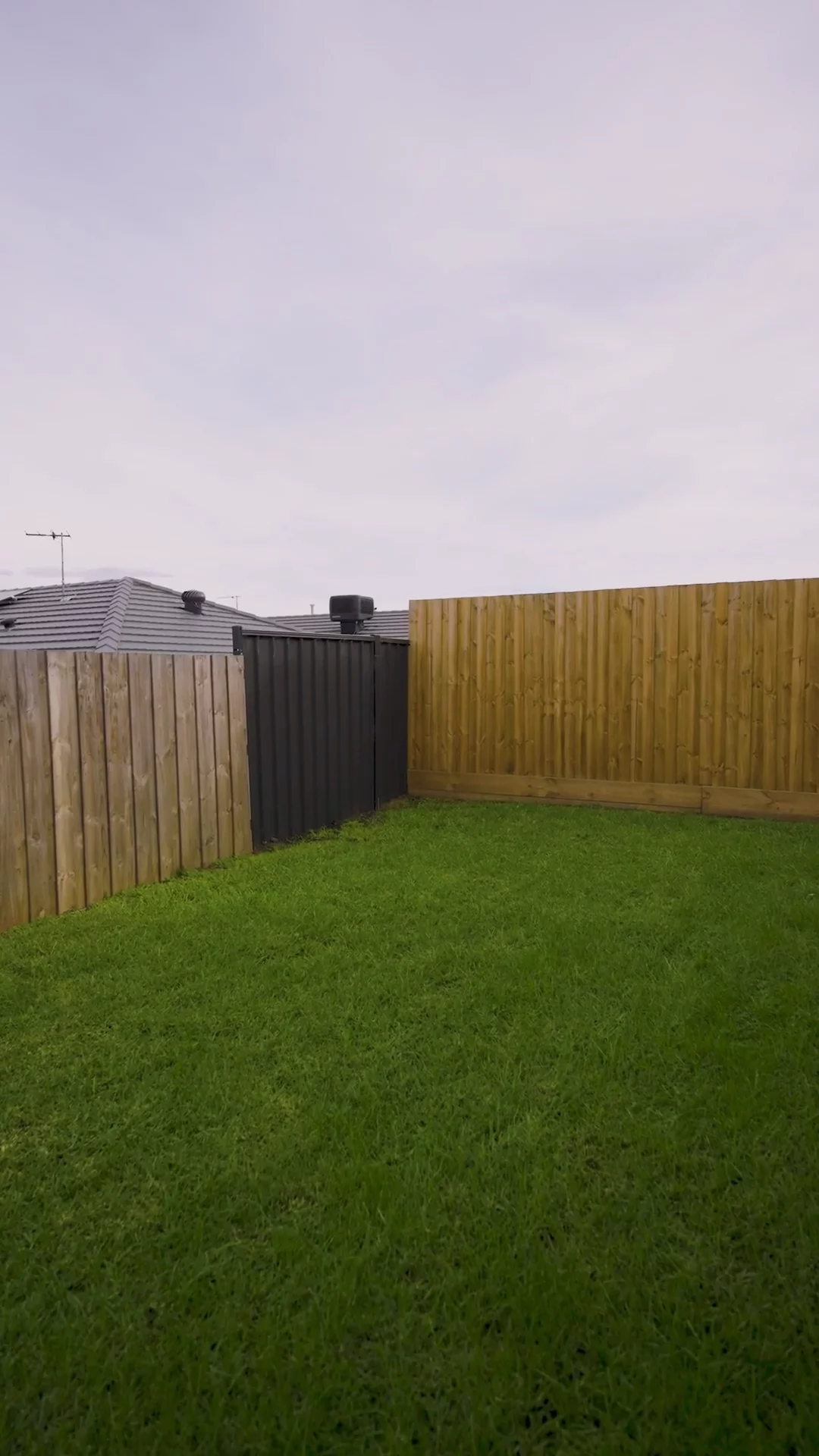 Beveridge: timber fence, retaining and landscaping in one package