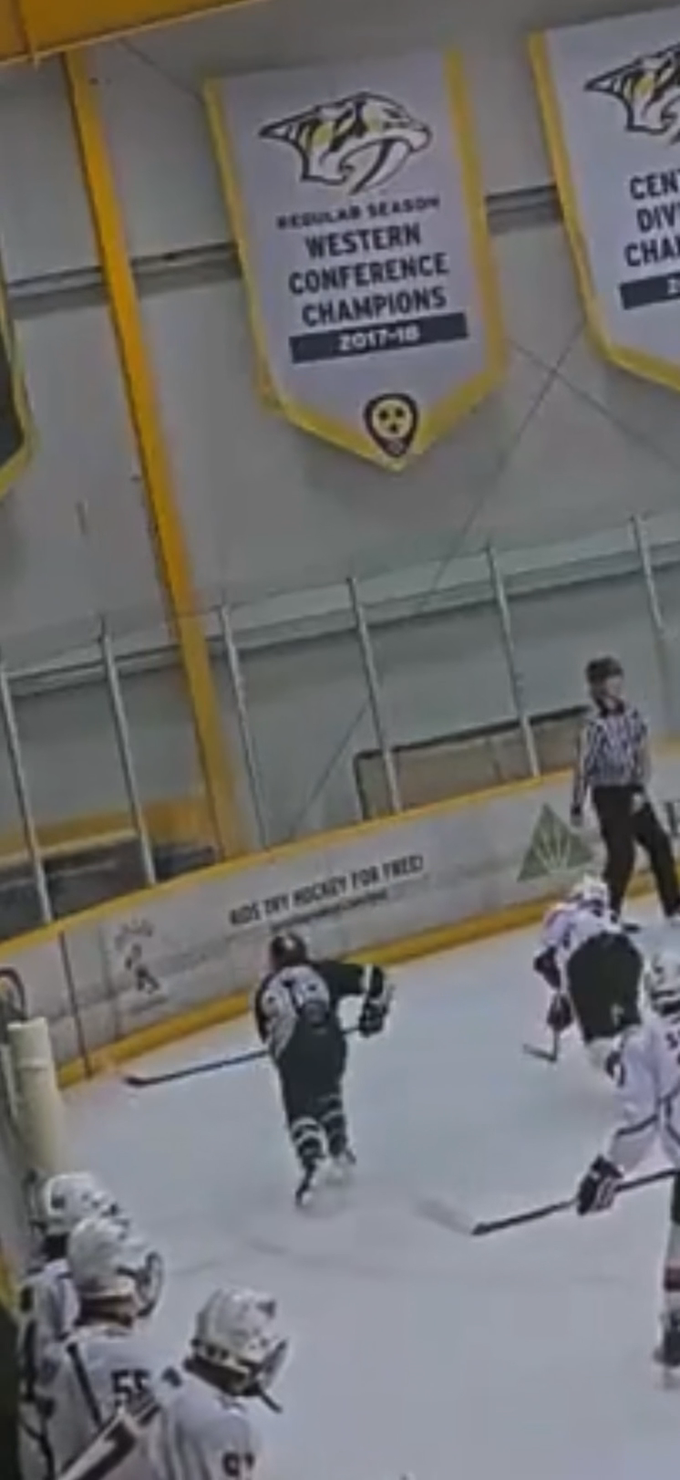 Big hit on the boards to cause a turnover