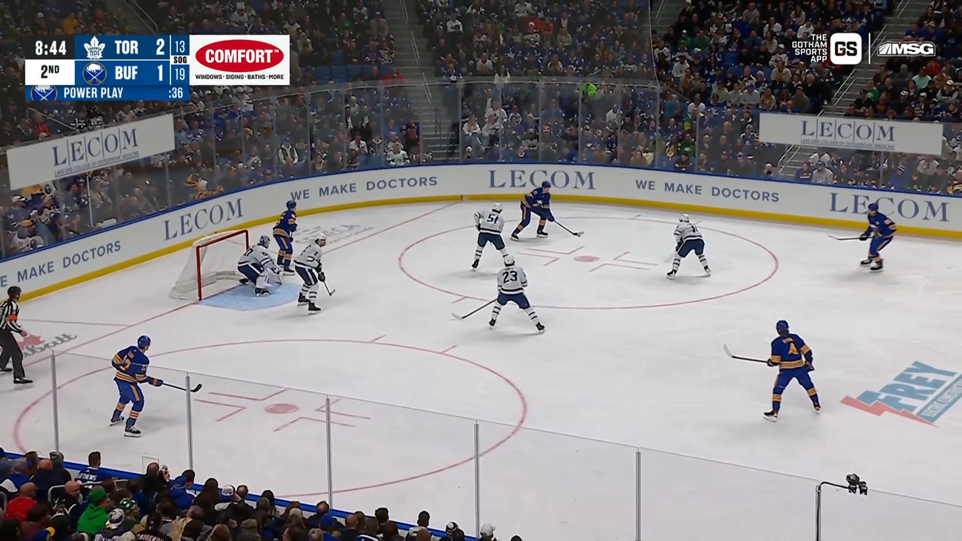 Östlund helps tie game for Buffalo · Mar 14, 2026