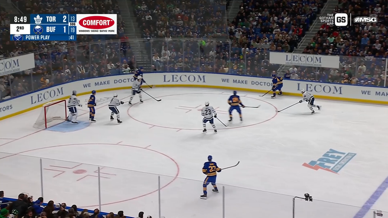 Östlund helps tie game for Buffalo · Mar 14, 2026