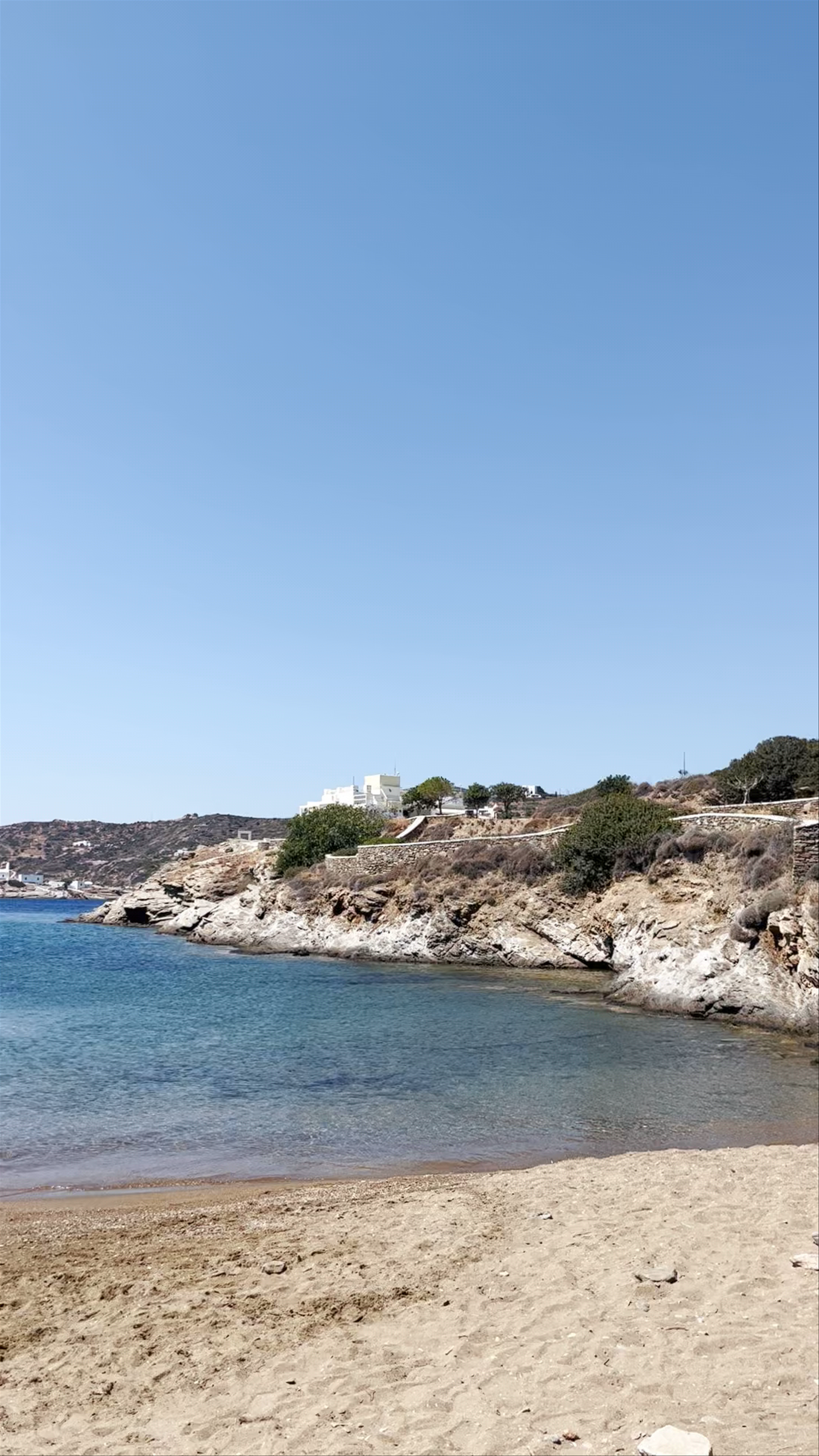 Sunny Escape at Fassolou Beach, Sifnos, Greece