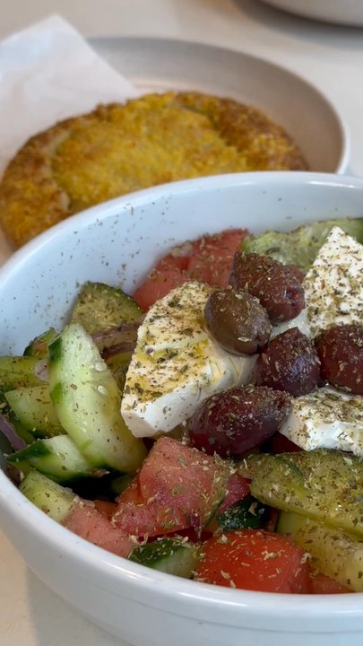 Nude Pita - Greek Village Salad - Mediterranean Near Me - Miami, Florida