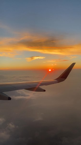 Photo of Sunset from the plan