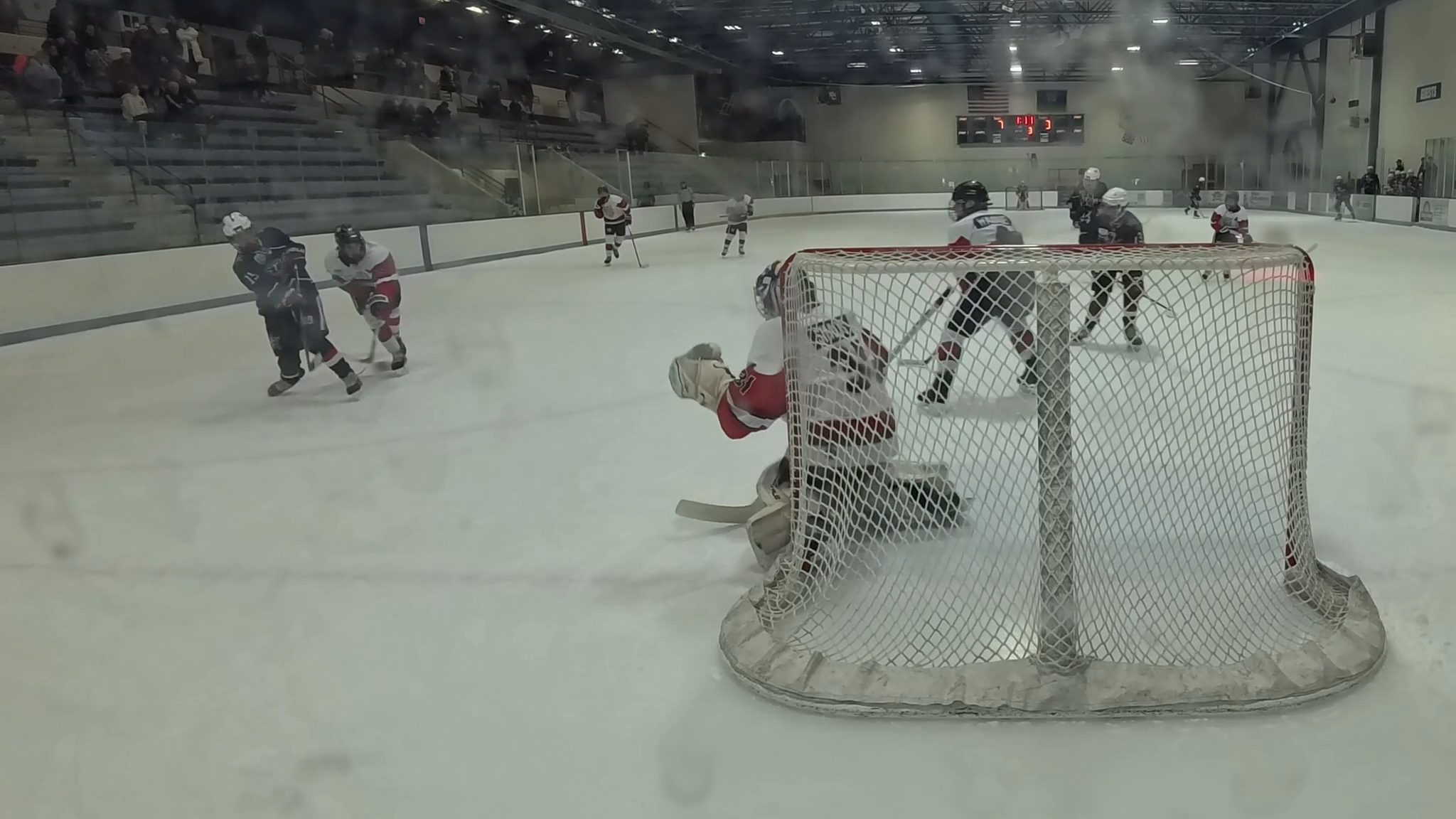 Top shelf goal in last few minutes vs Affton Americans in CSDHL playoff game