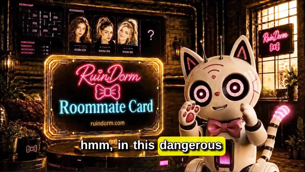 RuinDorm roommate keycard preview video poster