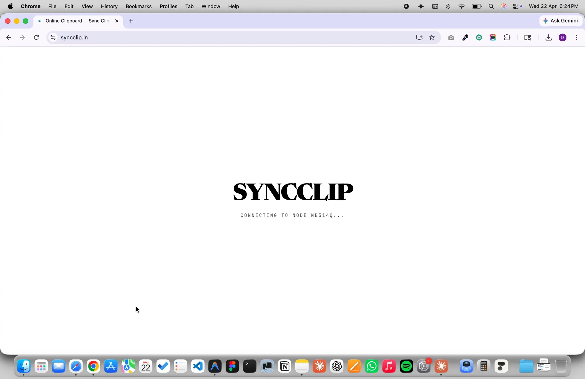 SyncClip — Free Online Clipboard image 1