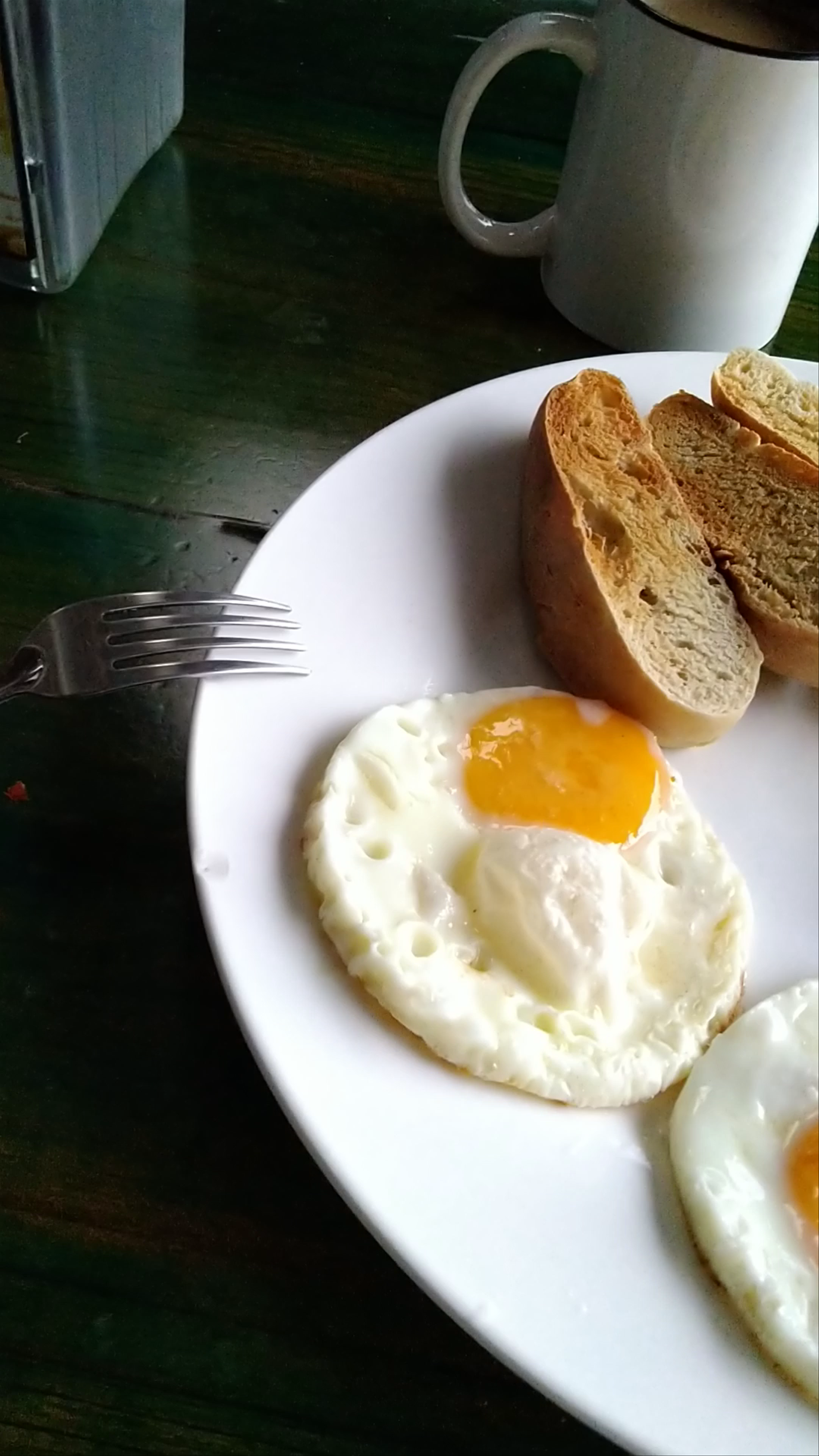 Rustic Breakfast at Buena Vista Restaurant, Isla Colón, Panama
