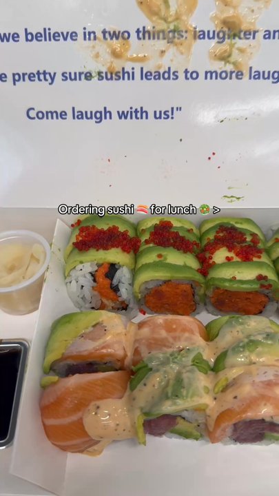 Mikado - This was the Tokyo roll and Godzilla roll - Sushi Bars Near Me - New York, New York