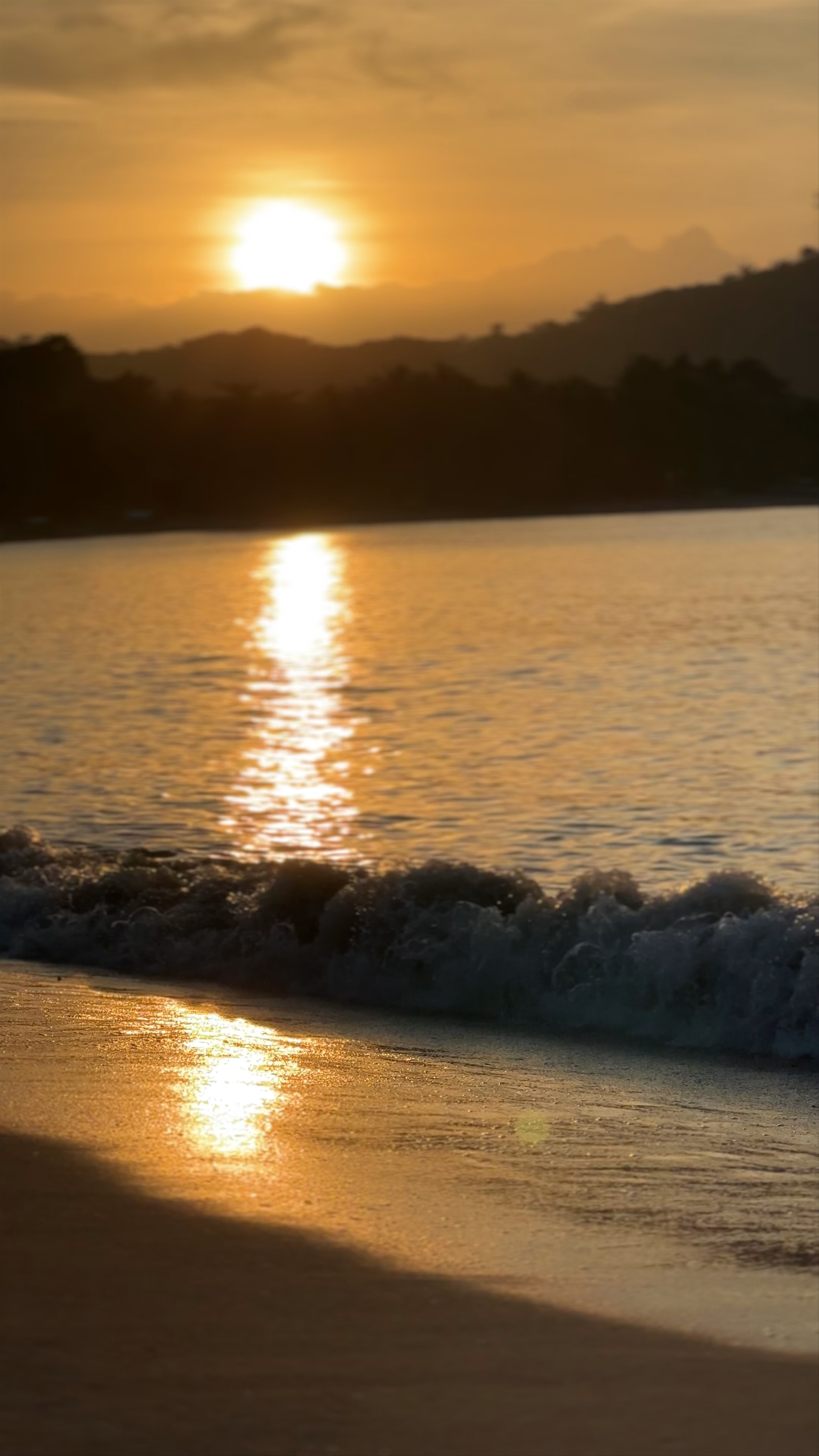 Golden Sunset at Paradise Beach Resort, Dipaculao, Philippines