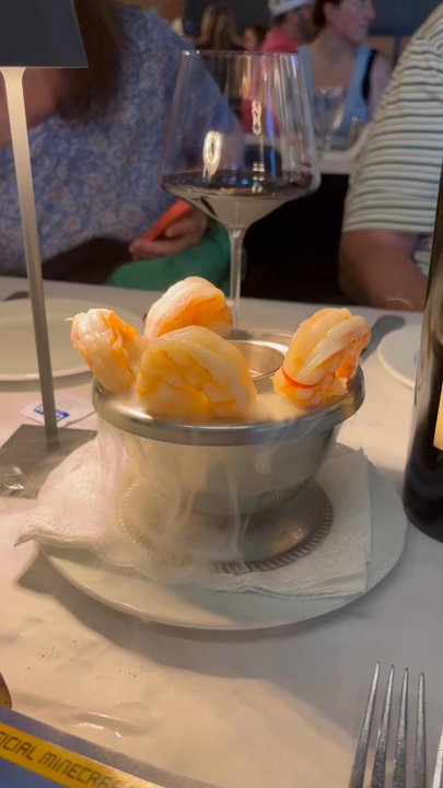 Prime Steakhouse - Awesome presentation of the shrimp Shrimp Cocktail! - Seafood Near Me - Crown Point, Indiana