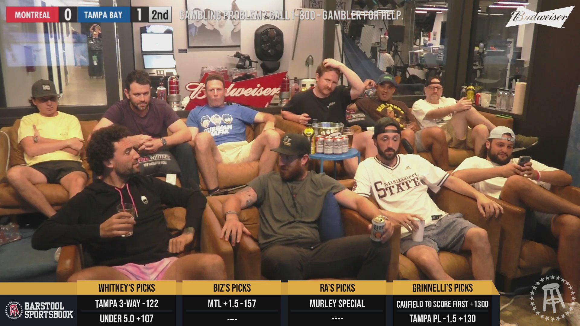 Spittin' Chiclets Crew, Scott Gomez and Special Guests Pack the Gambling Cave for Game 2 of the Stanley Cup Final